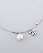 VOJ Women Dimond Silver Plated Anklets | Grocsy