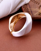 VOJ Women Stainless Steel Gold And Silver Plated Bracelet | Grocsy