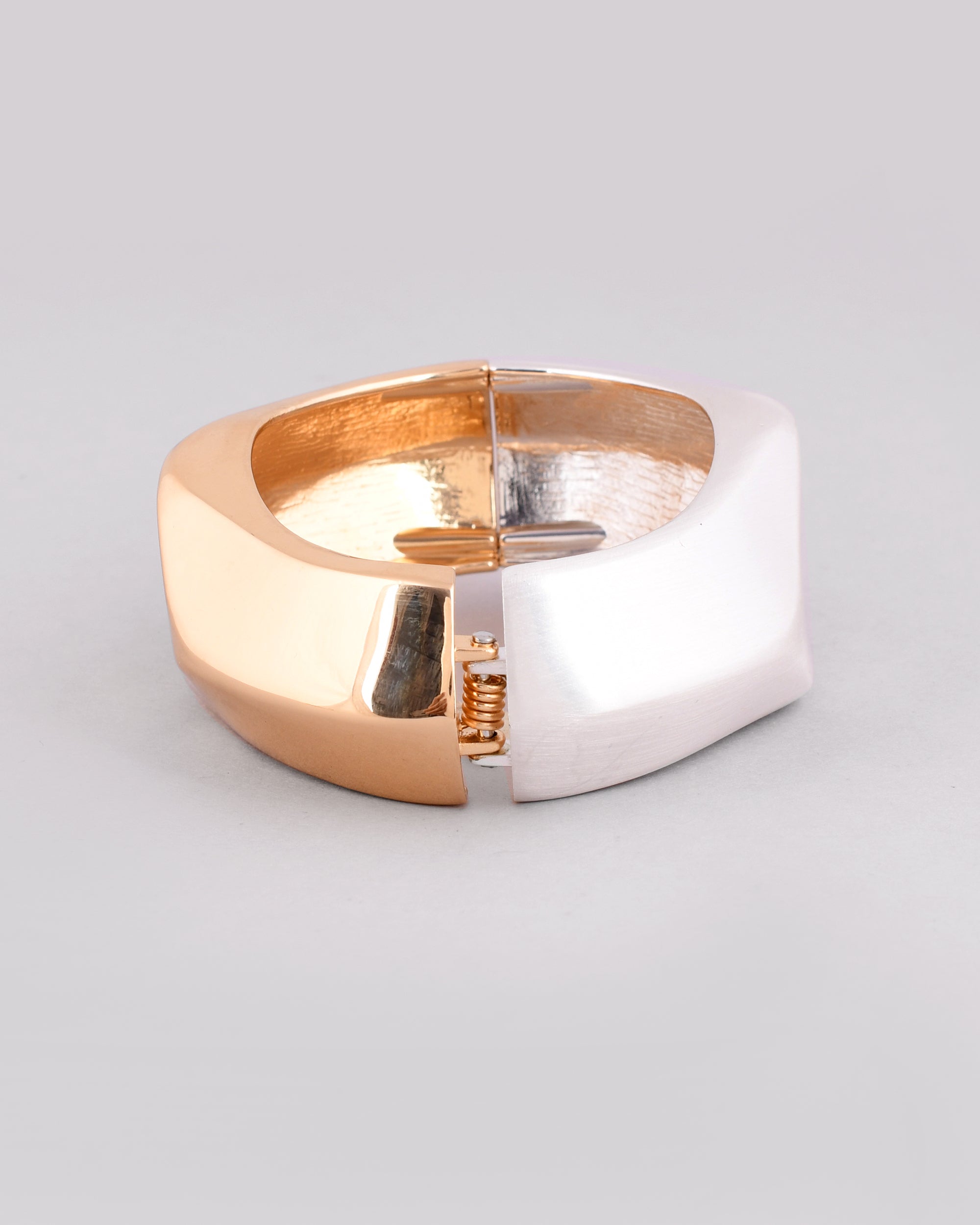 VOJ Women Stainless Steel Gold And Silver Plated Bracelet | Grocsy