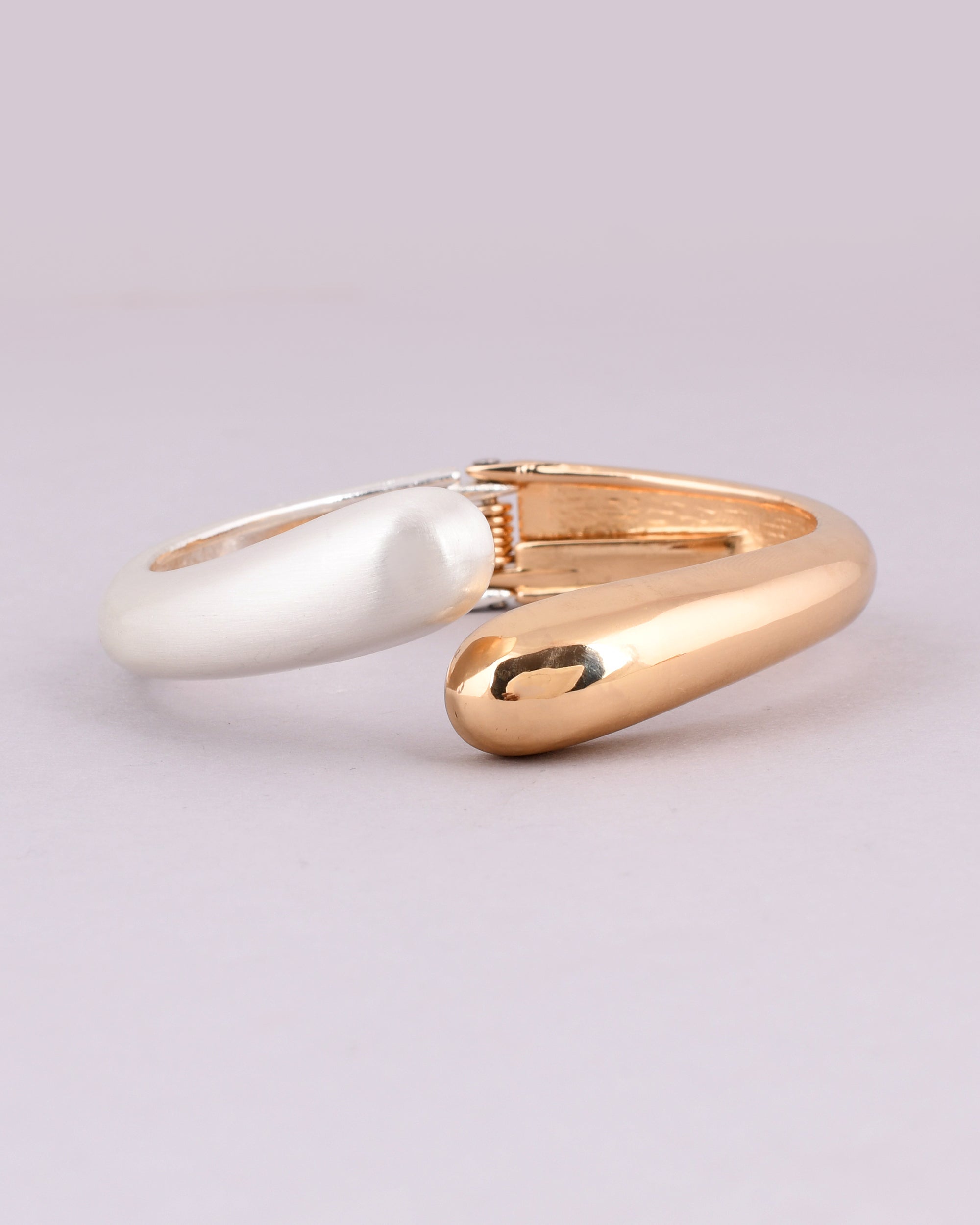 VOJ Women Stainless Steel Gold And Silver Plated Bracelet | Grocsy