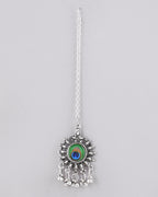 VOJ Women Silver Plated Maang Tikka | Grocsy
