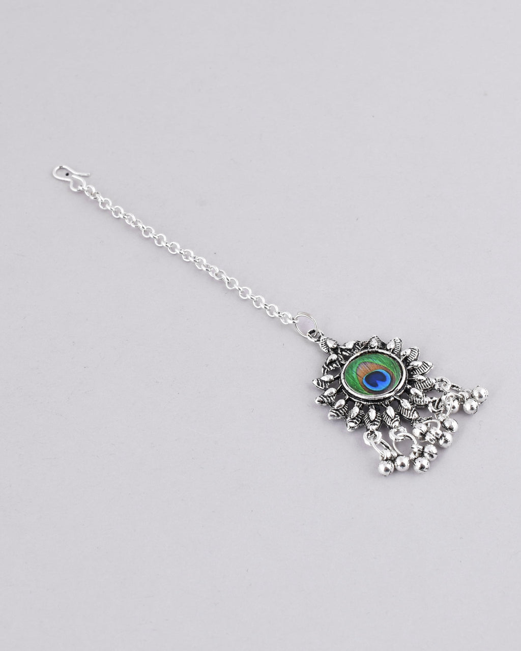 VOJ Women Silver Plated Maang Tikka | Grocsy