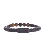VOJ Men Leather Cuff Bracelet | Grocsy