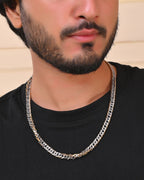 VOJ Men Dual-Plated Stainless Steel Linked Fashionable Chain | Grocsy