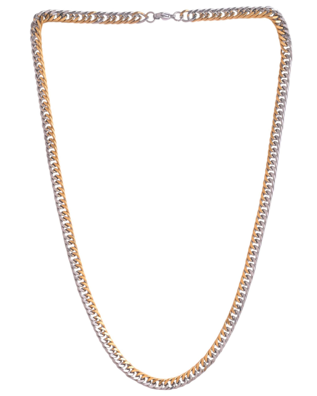 VOJ Men Dual-Plated Stainless Steel Fashionable Chain | Grocsy