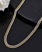VOJ Men Dual-Plated Stainless Steel Fashionable Chain | Grocsy