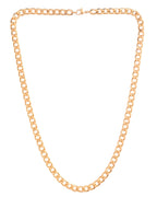 VOJ Gold Polished Stainless Steel Classic Linked Chain For Men | Grocsy