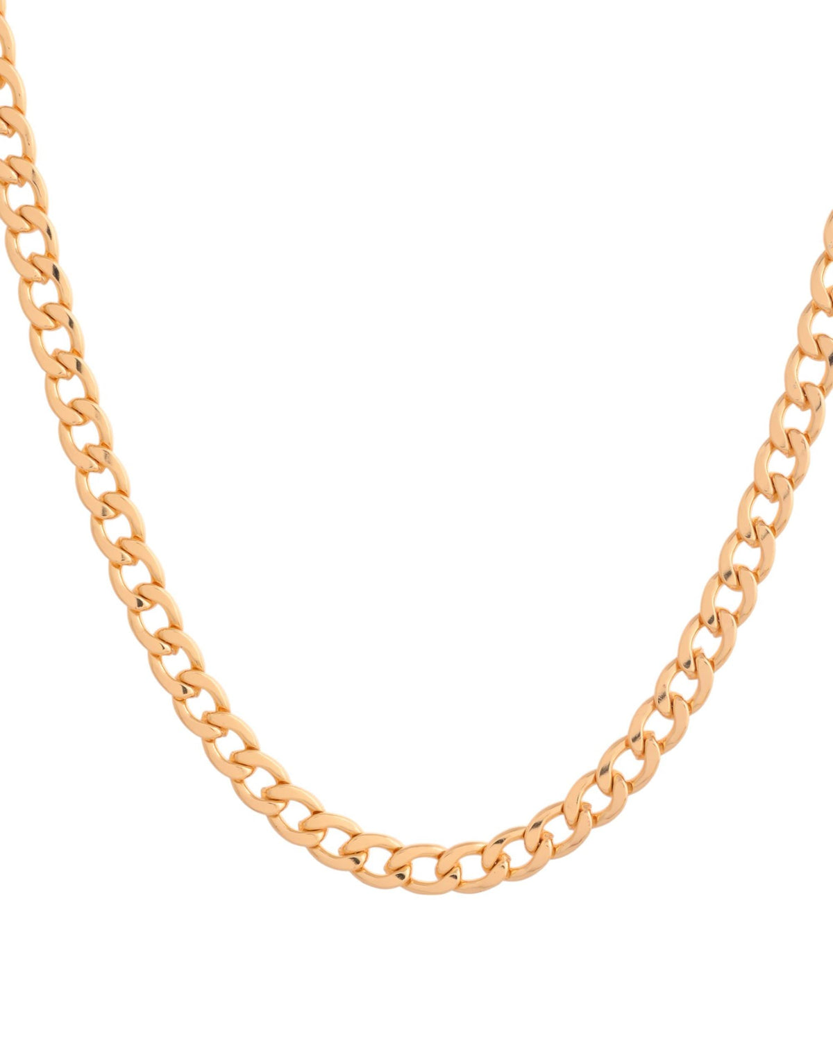 VOJ Gold Polished Stainless Steel Classic Linked Chain For Men | Grocsy
