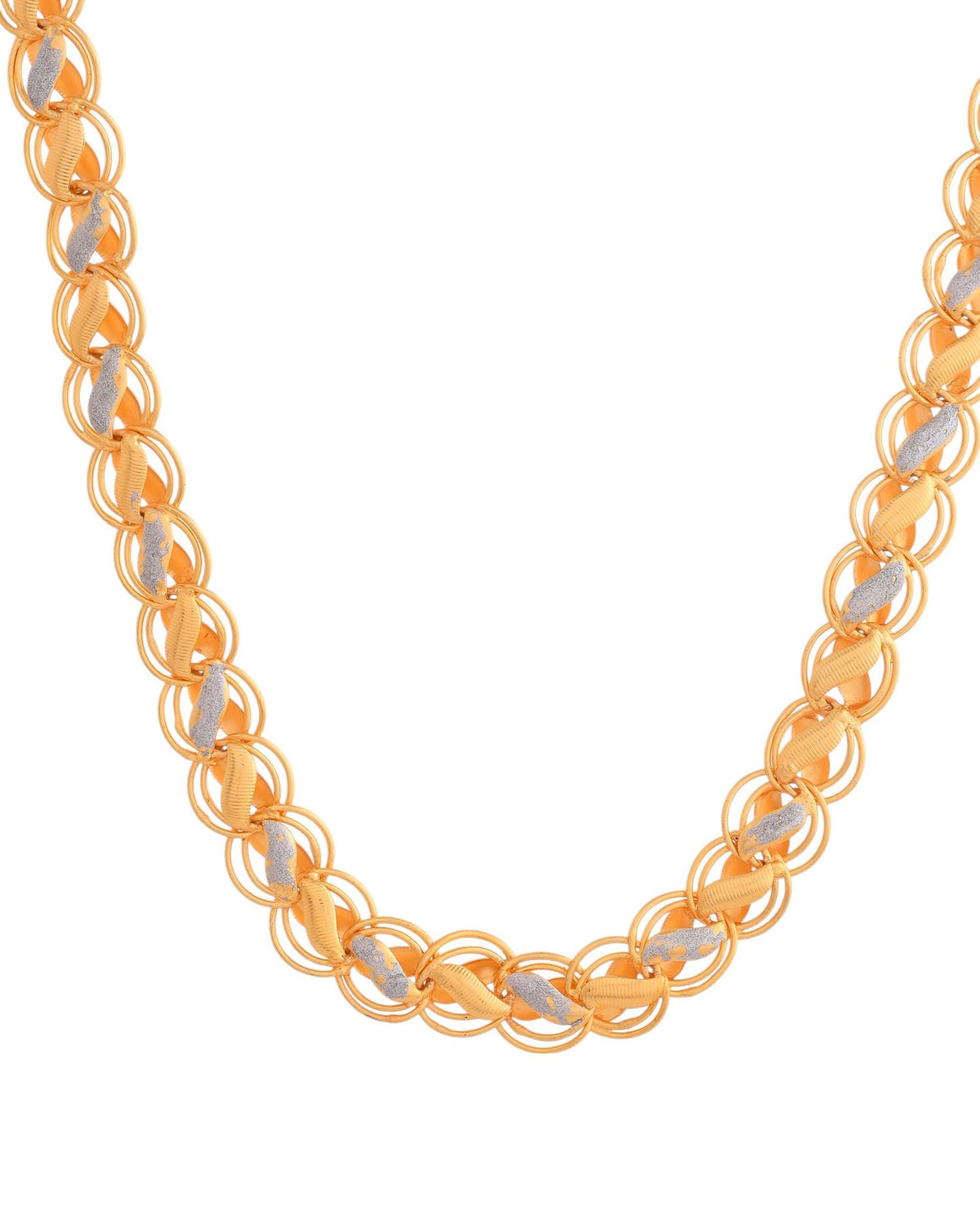 VOJ Men Dual-Plated Designer Chain | Grocsy