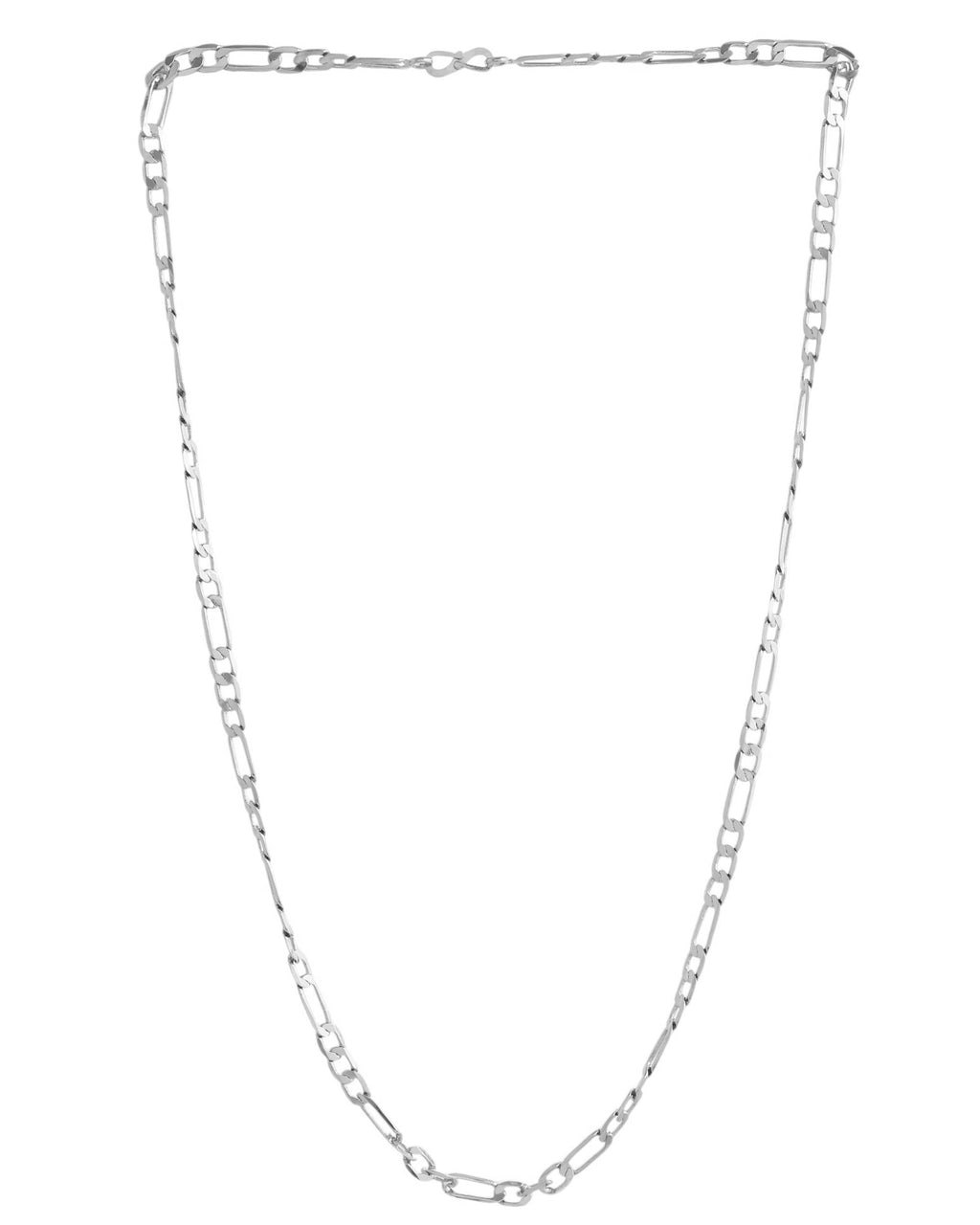 VOJ Men's Silver Plated Linked Chain | Grocsy