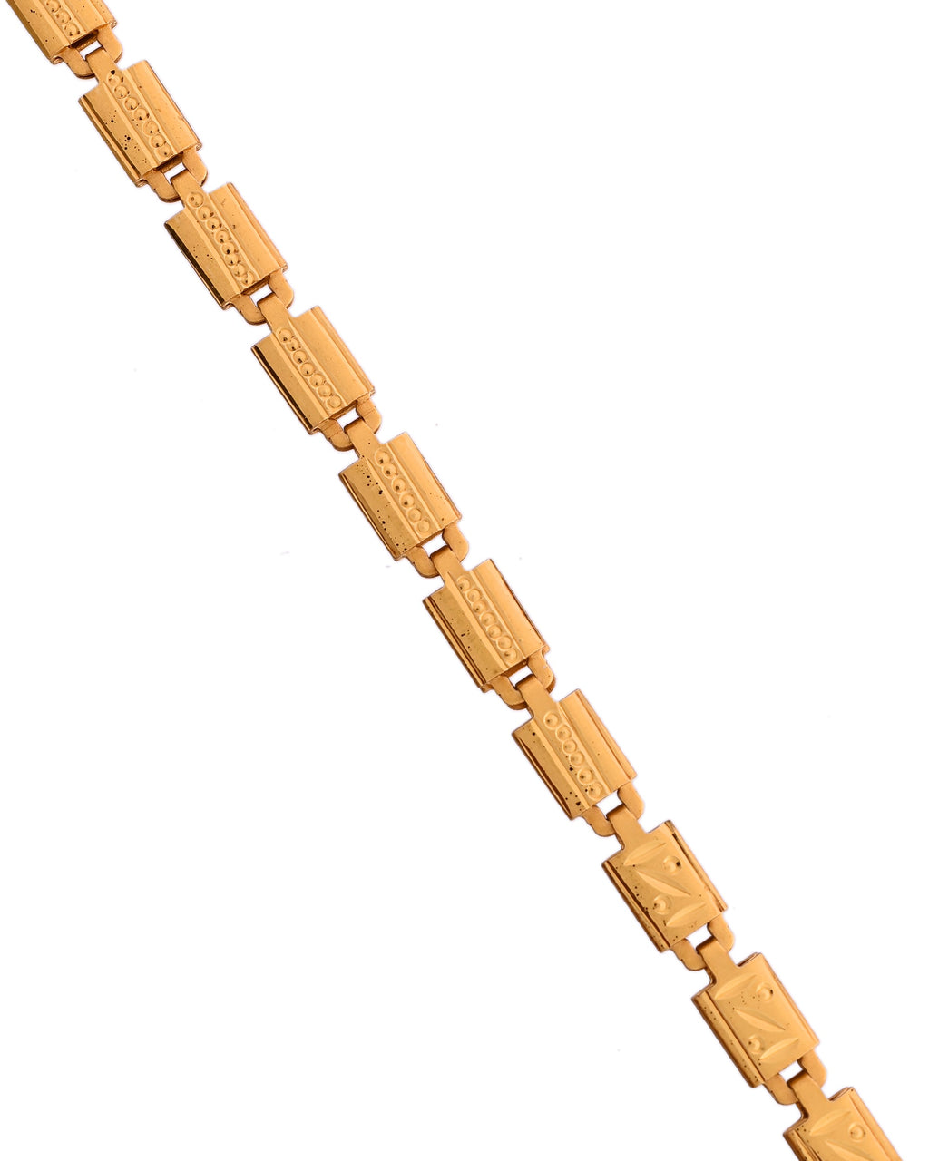 VOJ Gold Polished Handcrafted Elegant Bracelet | Grocsy