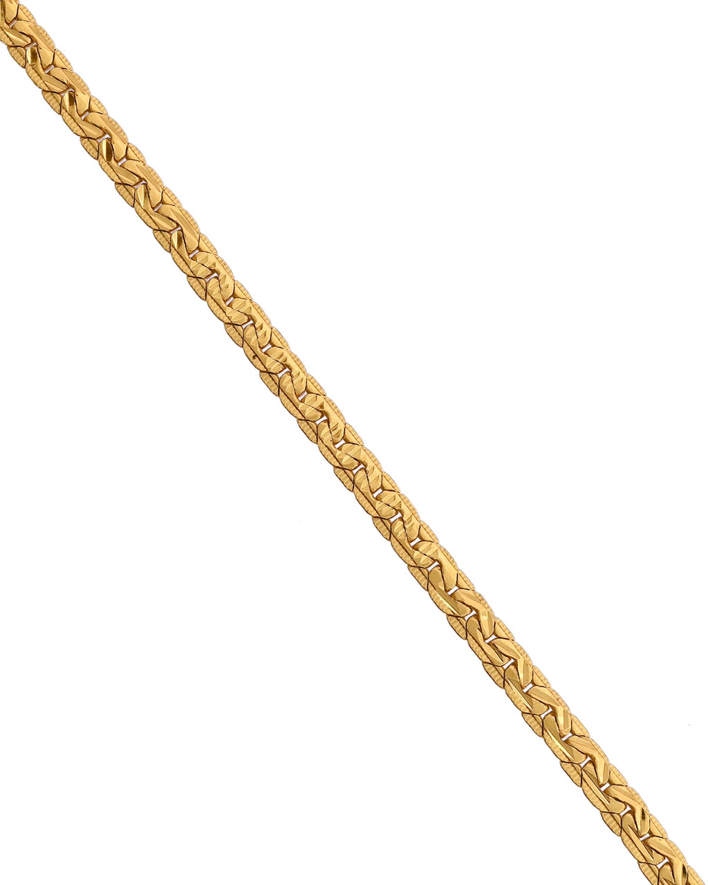 VOJ Gold Polished Designer Handcrafted Bracelet | Grocsy