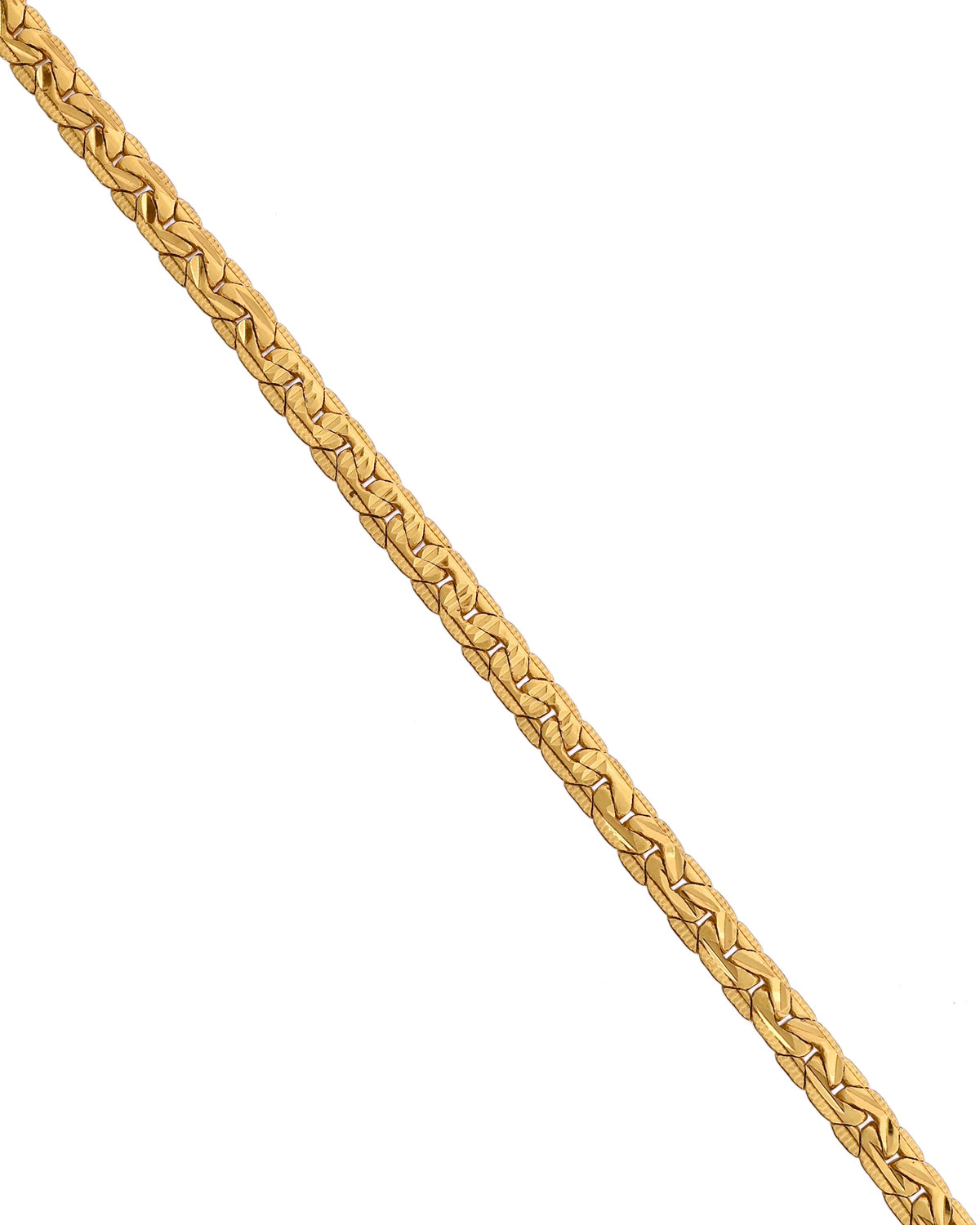 VOJ Gold Polished Designer Handcrafted Bracelet | Grocsy