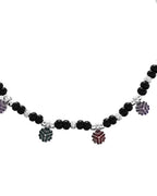 VOJ Set of 2 Stainless Steel Artificial Beads Anklet | Grocsy
