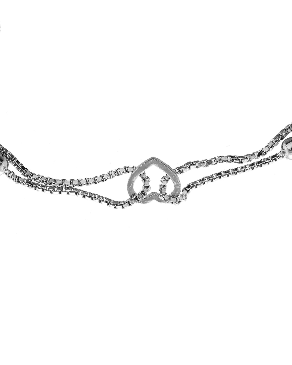 VOJ Set of 2 Stainless Steel Handcrafted Anklet | Grocsy