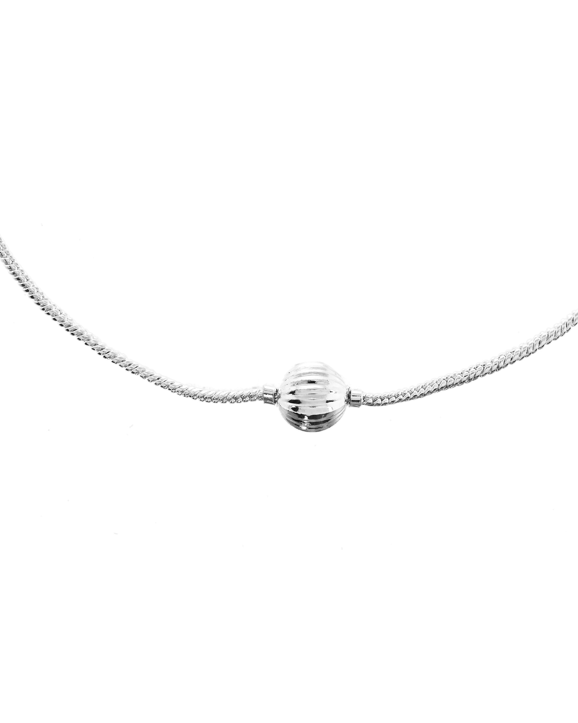VOJ Set of 2 Stainless Steel Designer Anklet | Grocsy