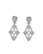 VOJ Silver Plated AD Stone Studded Hand Crafted Jewellery Set | Grocsy