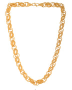 VOJ Gold Polished Stylish Stainless Steel Chain For Men | Grocsy