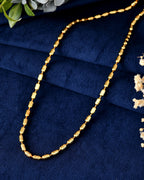 VOJ Gold Polished Designer Stainless Steel Chain For Men | Grocsy