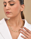 VOJ Women Gold Polished Heart Shaped Chain | Grocsy