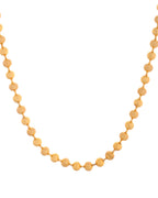 VOJ Men Gold Polished Ball Studded Elegant Chain | Grocsy