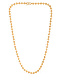 VOJ Men Gold Polished Ball Studded Elegant Chain | Grocsy