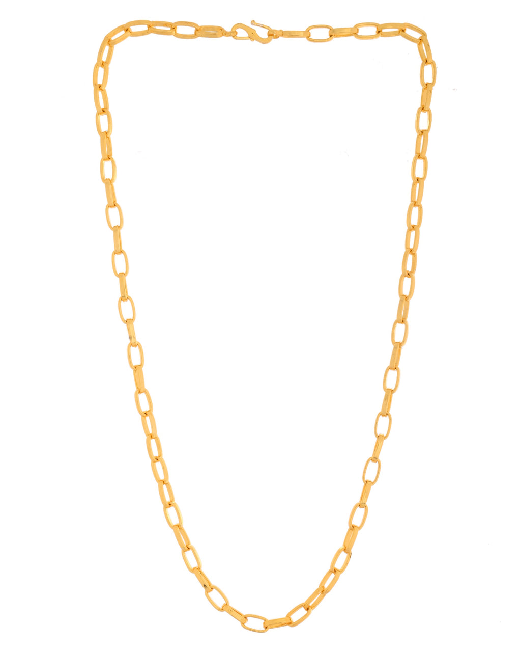 VOJ Gold Polished Stainless Steel Linked Chain For Men | Grocsy