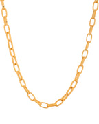 VOJ Gold Polished Stainless Steel Linked Chain For Men | Grocsy