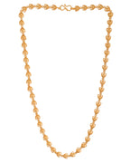 VOJ Gold Polished Heart Shaped Simple Chain For Women | Grocsy