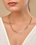 VOJ Gold Polished Stylish Butterfly Shaped Chain | Grocsy