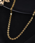 VOJ Gold Polished Stylish Butterfly Shaped Chain | Grocsy