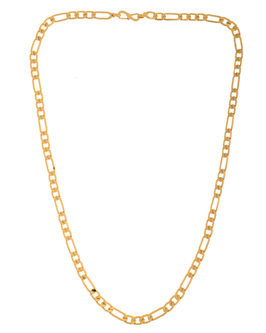 VOJ Gold Polished Minimal Linked Chain For Women | Grocsy