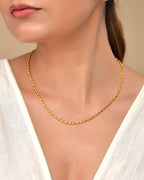 VOJ Gold Polished Stainless Steel Classic Chain | Grocsy