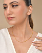 VOJ Gold Polished Stainless Steel Classic Chain | Grocsy