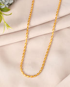VOJ Gold Polished Stainless Steel Classic Chain | Grocsy