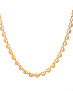 VOJ Heart Shaped Stainless Steel Gold Polished Chain | Grocsy