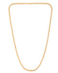 VOJ Stainless Steel Gold Polished Minimal Link Chain For Women | Grocsy