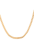 VOJ Stainless Steel Gold Polished Minimal Link Chain For Women | Grocsy