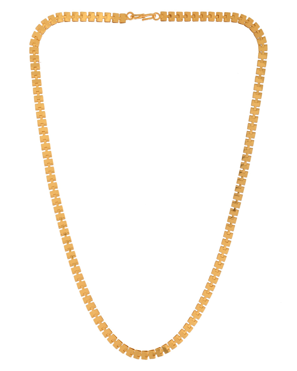 VOJ Women Gold Polished Stainless Steel Elegant Link Chain | Grocsy