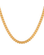 VOJ Women Gold Polished Stainless Steel Elegant Link Chain | Grocsy