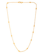 VOJ Gold Polished Minimal Stainless Steel Chain | Grocsy
