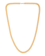 VOJ Gold Polished Ball Shaped Minimal Chain For Women | Grocsy
