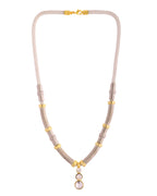 VOJ Silver Plated Elegant Stainless Steel Designer Necklace | Grocsy