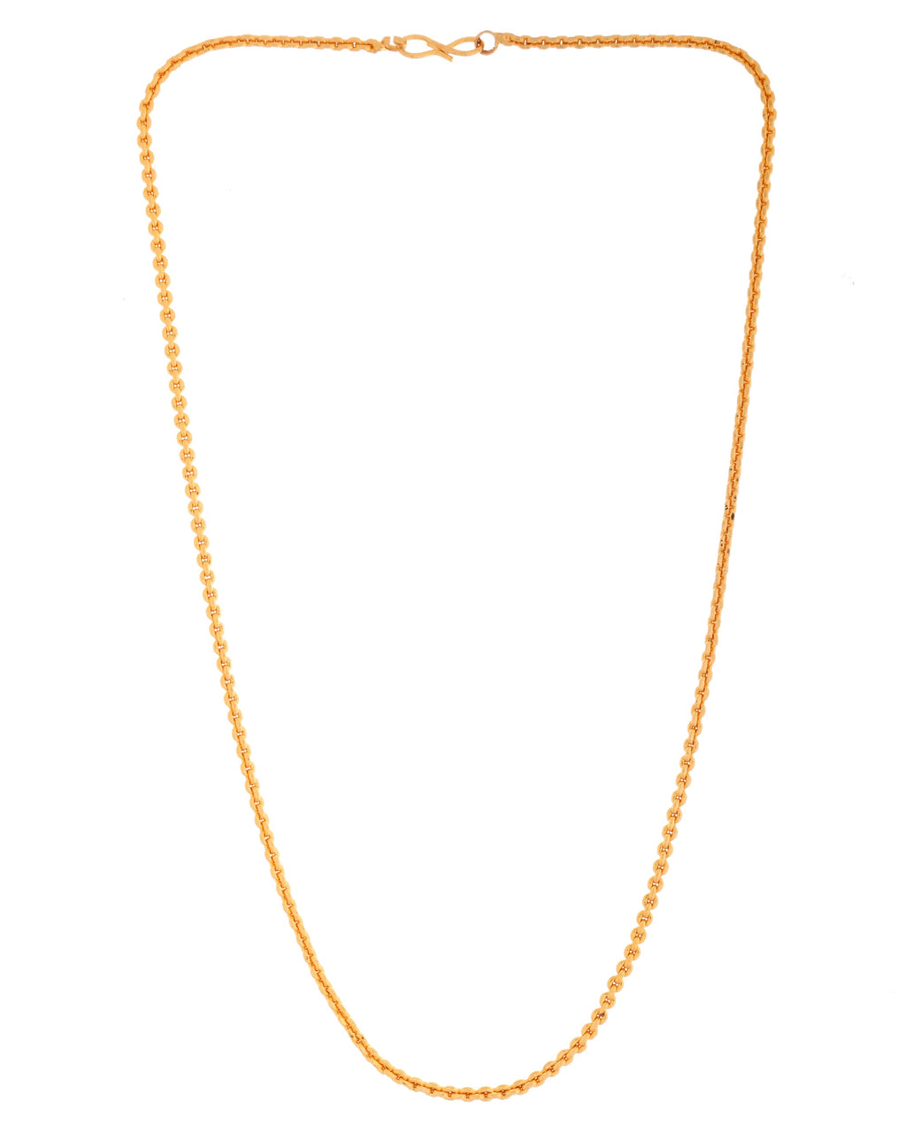 VOJ Gold Polished Women Stainless Steel Classic Chain | Grocsy
