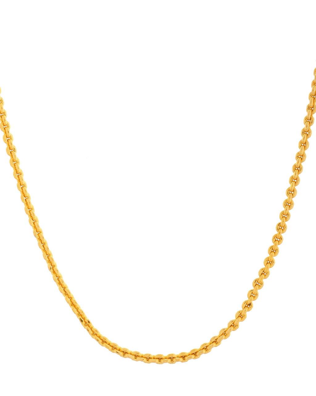 VOJ Gold Polished Women Stainless Steel Classic Chain | Grocsy