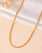 VOJ Gold Polished Women Stainless Steel Classic Chain | Grocsy