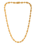 VOJ Men Gold Polished Drop Studded Elegant Chain | Grocsy