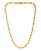 VOJ Men Gold Polished Drop Studded Elegant Chain | Grocsy