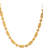 VOJ Men Gold Polished Drop Studded Elegant Chain | Grocsy