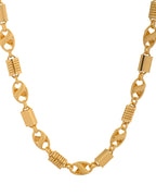 VOJ Men Designer Stainless Steel Gold Polished Chain | Grocsy